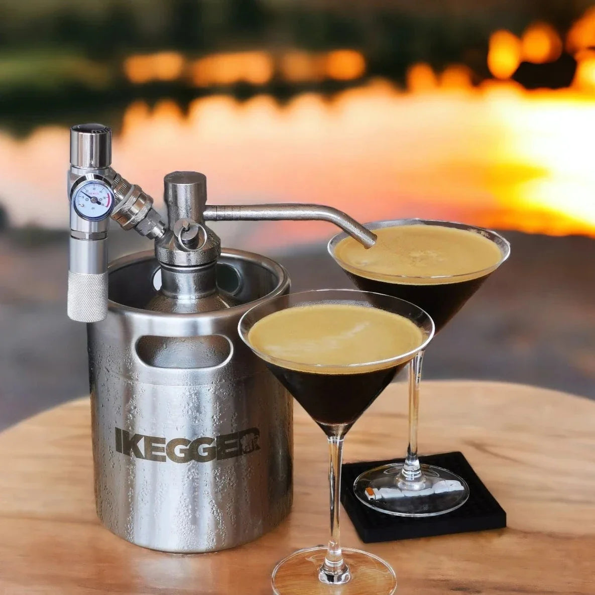 iKegger 2.0 mini keg system espresso martini