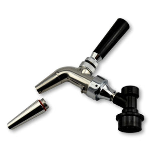stainless steel tap ikegger with stout spout plastic